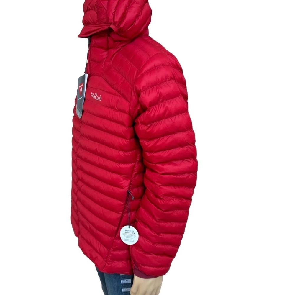 RAB Cirrus Alpine PrimaLoft Insulated Jacket Ascent Red Men Large L YKK Zip - Picture 8 of 9